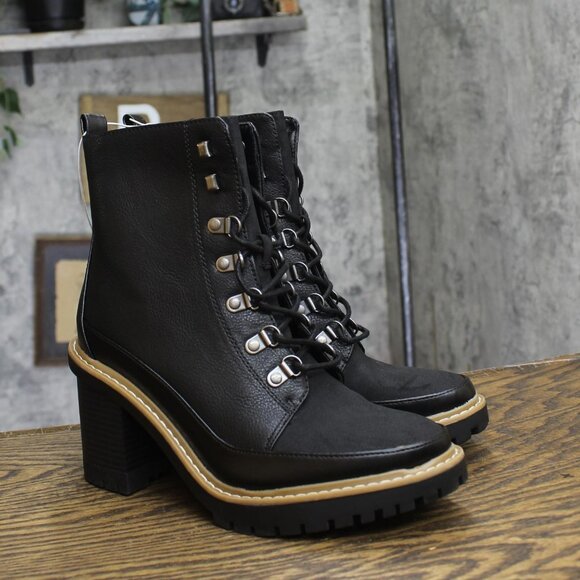 A New Day Womens Tessa Winter Boots 88375339 Black 8.5M - Picture 1 of 9